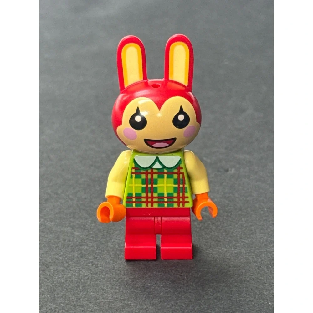 LEGO Animal Crossing Bunnie Minifigure Red Rabbit Villager 77047 77050